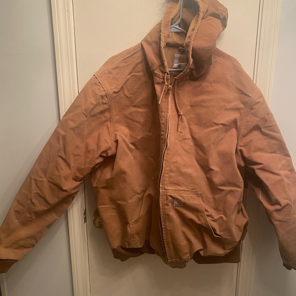 Carhartt Tan Hooded Coat
